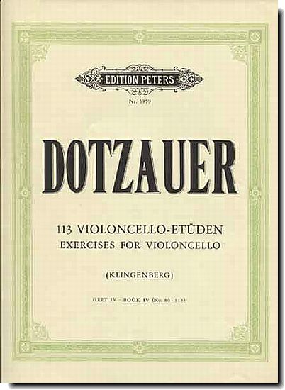 Dotzauer Etudes for Cello 4