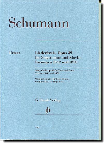 Schumann - Song Cycle Op. 39