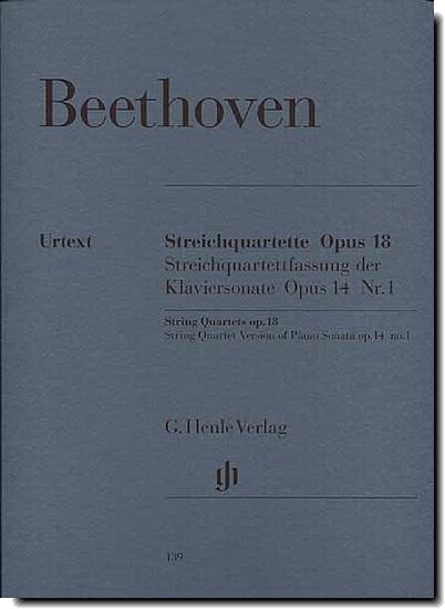 Beethoven, String Quartet Op. 18