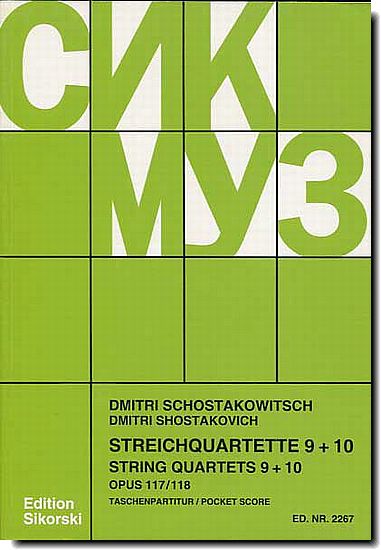 Shostakovich String Quartets No. 9-10