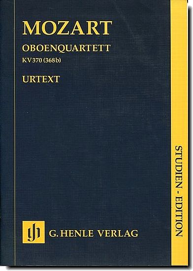 Mozart - Oboe Quartet, KV370 (386b)