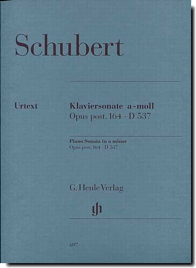 Schubert Sonata A min Op post 164