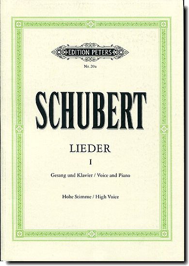Schubert - Lieder 1, High Voice