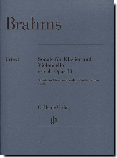 Brahms, Sonata for Piano and Cello in E min Op 38