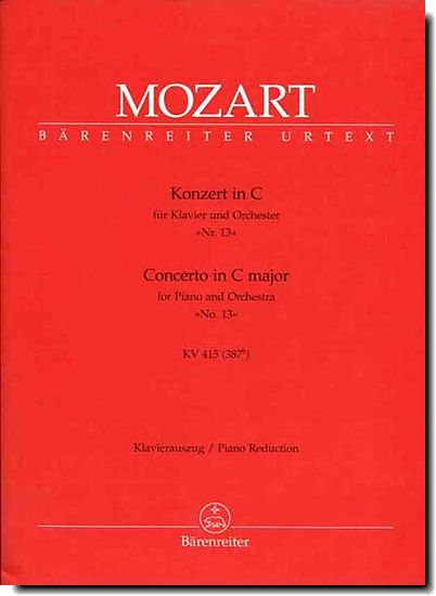 Mozart Concerto No. 13 in C major K415