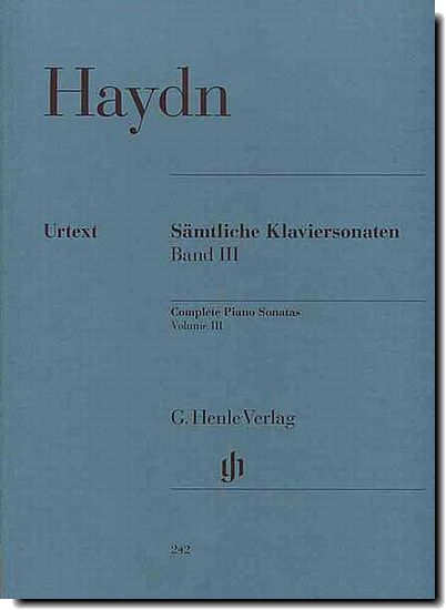 Haydn, Piano Sonatas 3