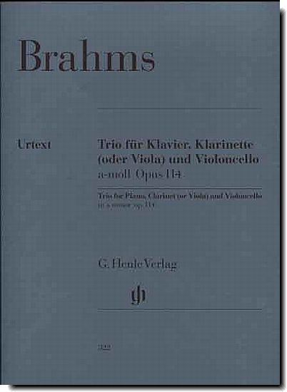 Brahms Trio for Piano, Clarinet, and Cello A min