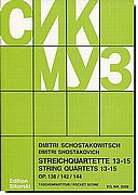 Shostakovich String Quartets No. 13-15
