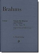 Brahms Sonata for Violin in C major Op. 78