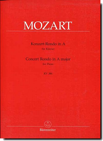 Mozart Concert Rondo in A major