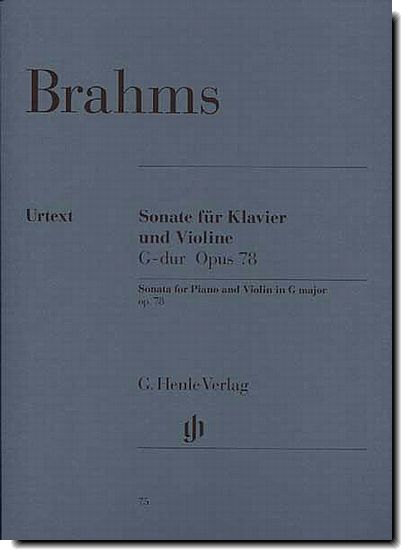 Brahms Sonata for Violin in C major Op. 78