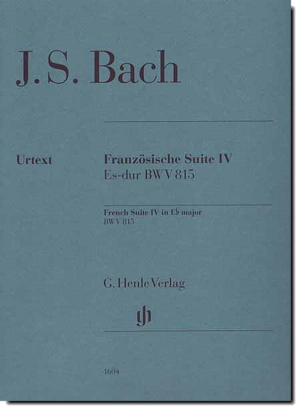 Bach, French Suite 4