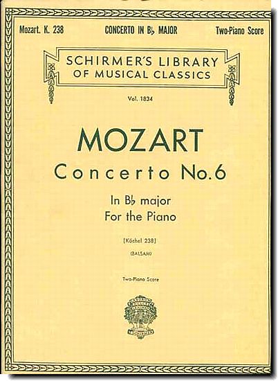 Mozart, Concerto No. 6 in Bb major, K 238