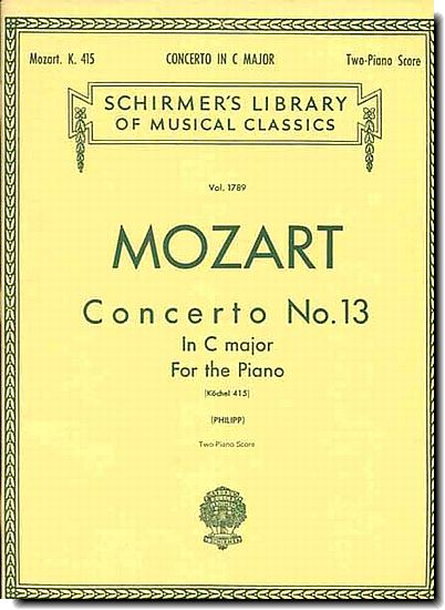Mozart, Concerto No. 13 in C major, K 415
