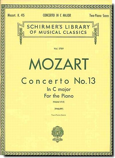 Mozart Concerto No. 13 in C major, K 415