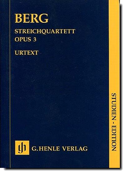 Berg - string Quartet Op.3
