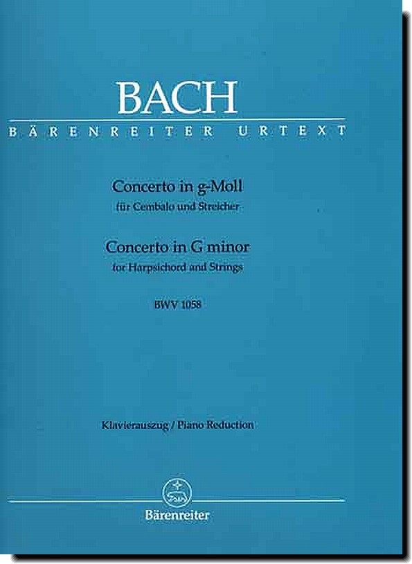 Bach, Concerto in G min, BWV1058