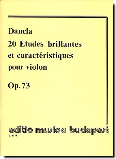Dancla, 20 Etudes Brillantes Op 73
