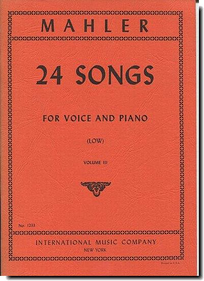 Mahler - 24 Songs, Vol. 3