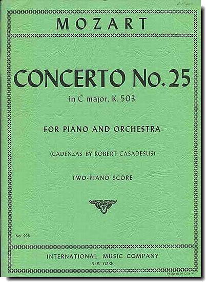 Mozart, Concerto No. 25 in C Major, K. 503