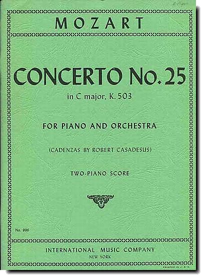 Mozart Concerto No. 25 in C Major, K. 503