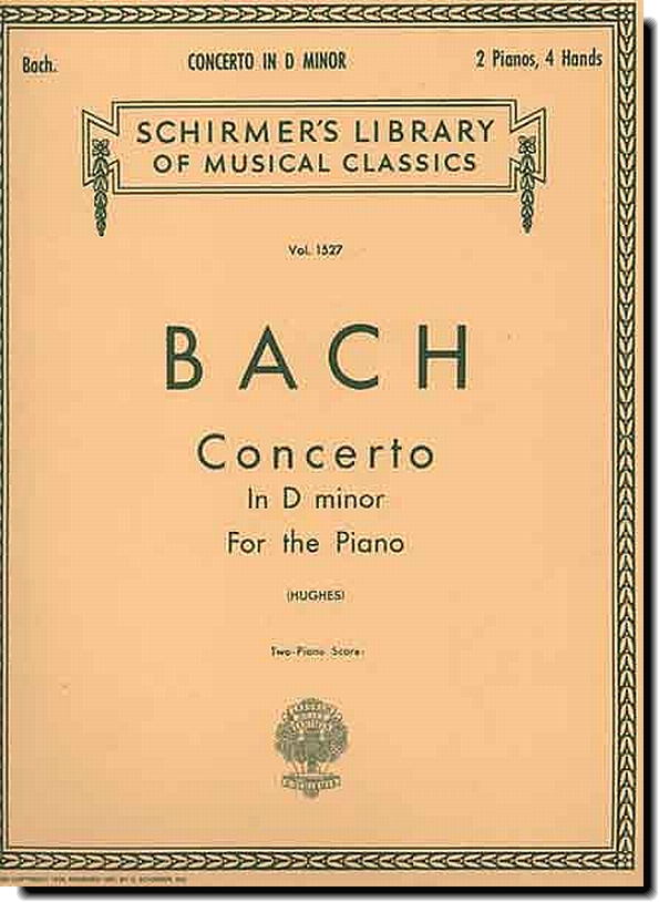 Bach, Concerto No. 1 in D min