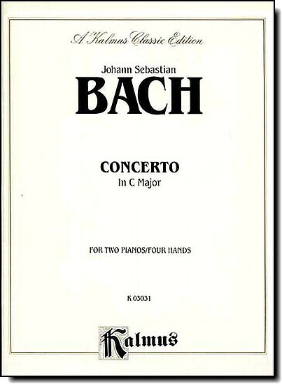 Bach, Concerto in C maj BWV 1061