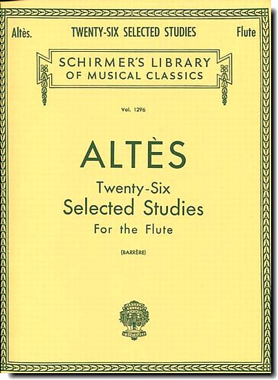 Altes 26 Selected Studies for Flute