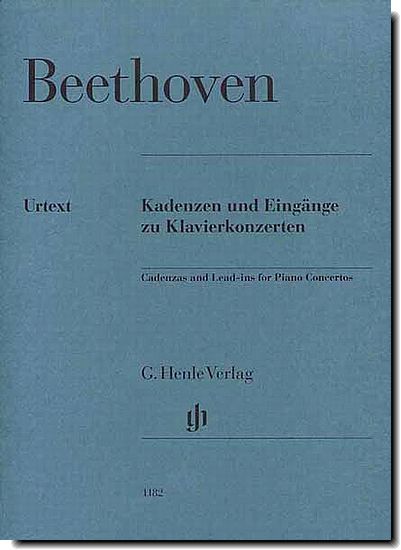 Beethoven, Cadenzas for Piano Concertos