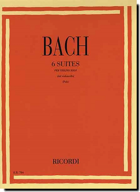 Bach 6 Suites for Cello arranged for violin