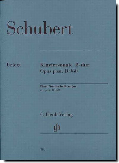 Schubert Sonata Bb maj Op post D960