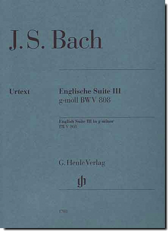 Bach, English Suite 3