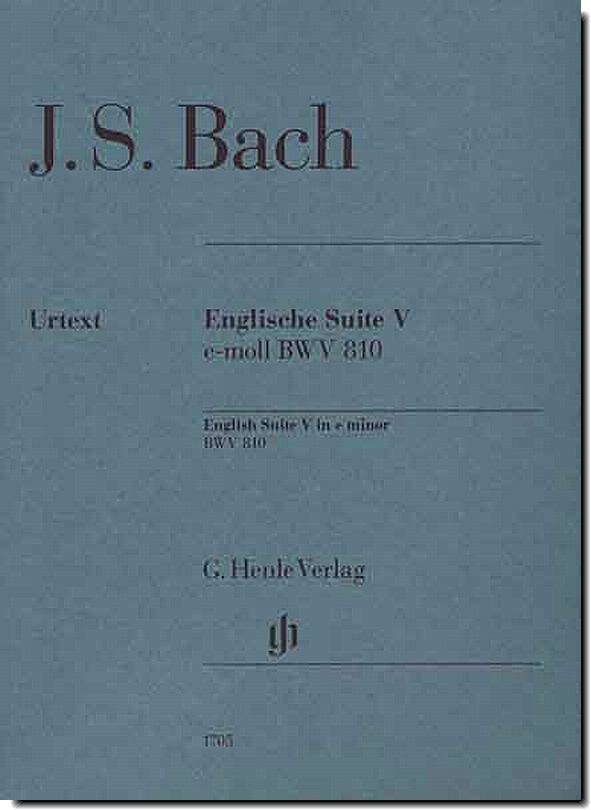 Bach, English Suite 5