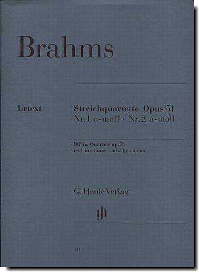 Brahms, String Quartets Op. 51