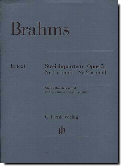 Brahms, String Quartets Op. 51