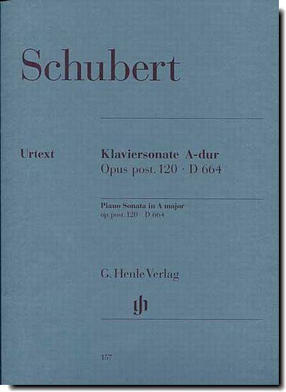 Schubert Sonata A maj Op post 120