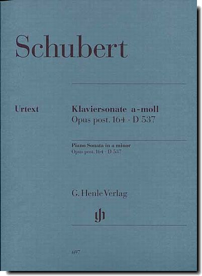 Schubert Sonata A min Op post 164