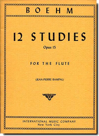 Boehm 12 Studies Op. 15