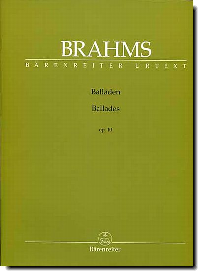 Brahms Ballades Op 10