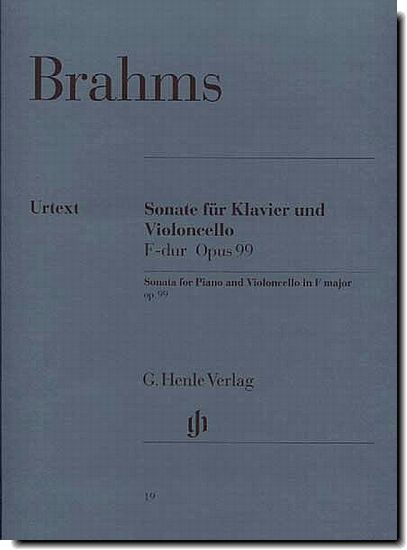 Brahms, Sonata for Piano and Cello in F maj Op 99