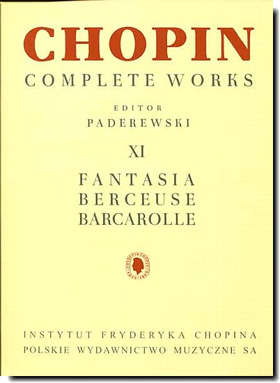 Chopin Fantasia, Berceuse, Barcarolle