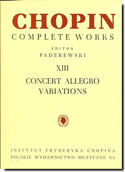 Chopin Concerto Allegro, Variations