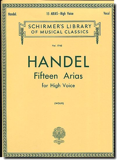 Handel - Fifteen Arias