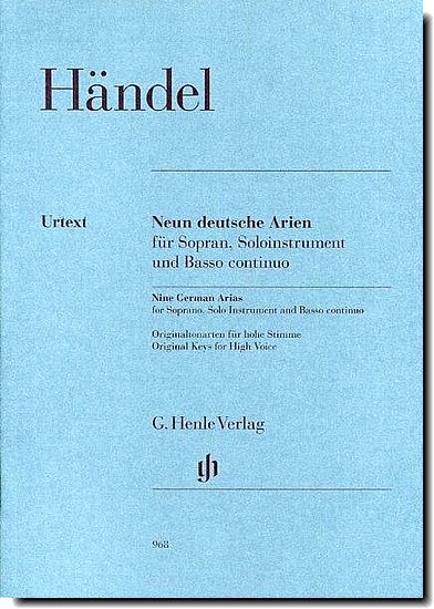Handel - Nine German Arias