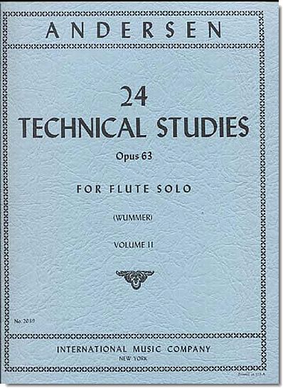 Andersen 24 Technical Studies Op 63 Vol 2