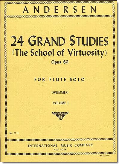 Andersen 24 Grand Studies Op 60 Vol 1