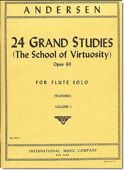 Andersen 24 Grand Studies Op 60 Vol 1
