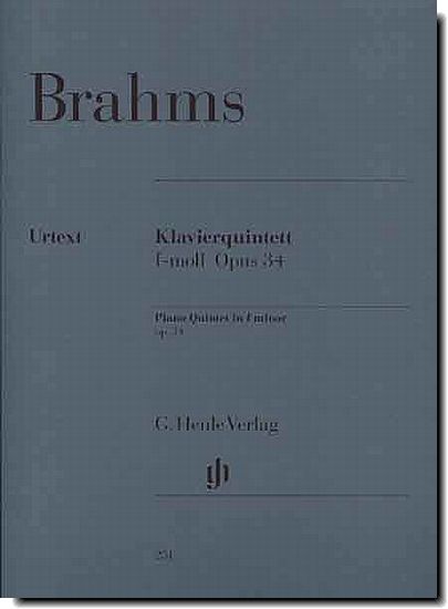 Brahms, Piano Quintet in F min, Op. 34