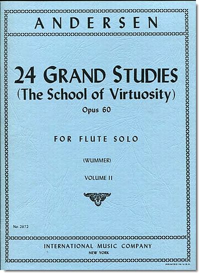 Andersen 24 Grand Studies Op 60 Vol 2