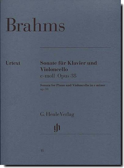 Brahms, Sonata for Piano and Cello in E min Op 38